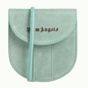 Palm Angles small suede cross body bag turquoise
